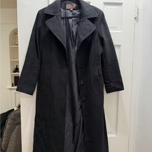 Anne Klein Classic Black Coat